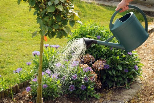 Eco-friendly Woolwich landscape with native plants and sustainable features