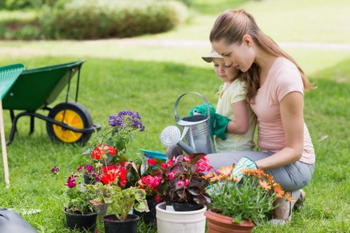 Eco-friendly pressure washing solutions being used in Woolwich
